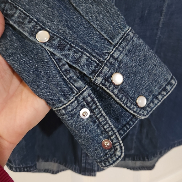 Levi's Blue Jean shirt, size XS - Picture 3 of 7